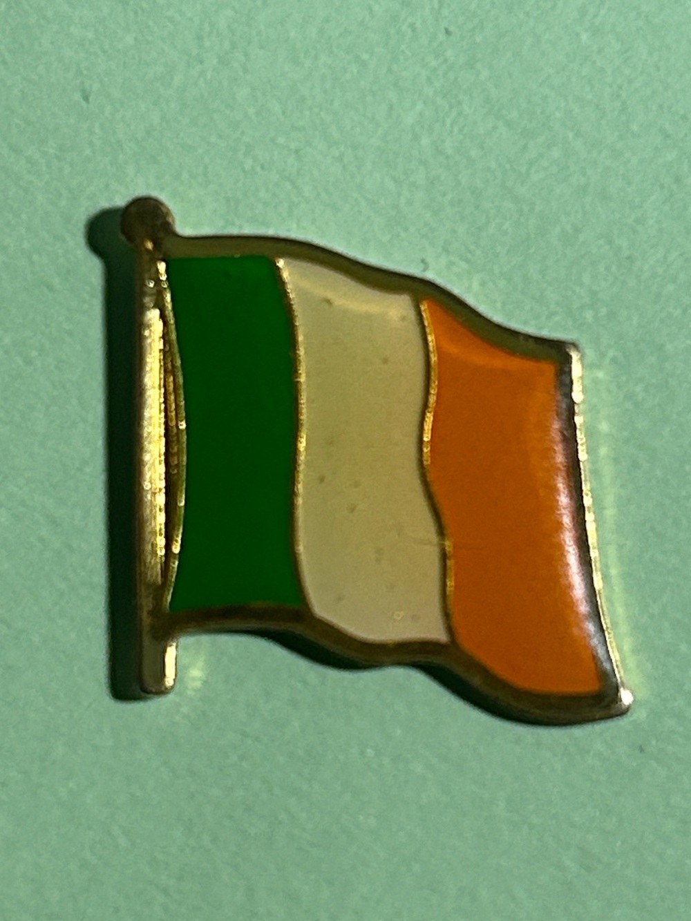 Flag of Ireland lapel or hat Pin